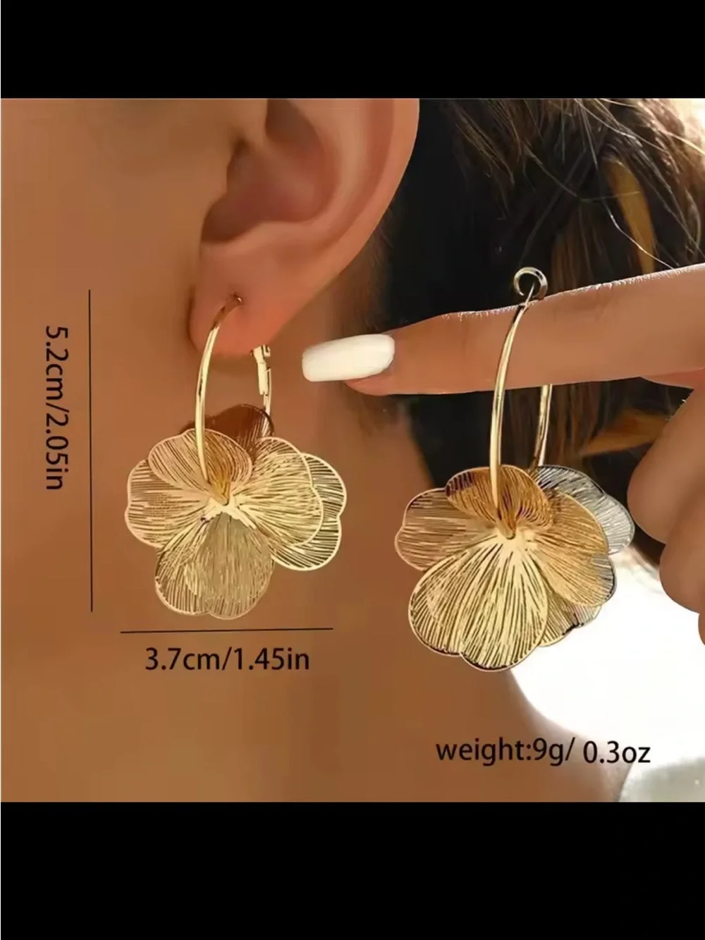 Anthropologie lightweight gold
